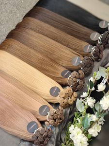 Extensions de cheveux humains vierges vietnamiens Genius Weft Remy Double Drawn, lisses naturels, pointes épaisses - Product Image 2