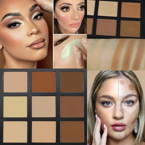 Palette anti-cernes de 9 couleurs, nuancier de maquillage, bronzant, Palette de contouring, tendance, vente en gros - Product Image 2