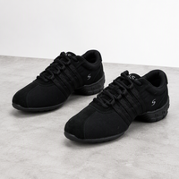 Chaussures de danse classiques à semelle fendue, talon bas et confortable, en matériau respirant