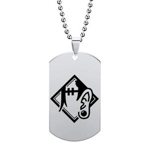 Anime <span class=keywords><strong>Jujutsu</strong></span> <span class=keywords><strong>Kaisen</strong></span> collana Satoru Gojo Geto Suguru titanio acciaio ciondolo Halloween moda uomo donna accessorio Cosplay - Product Image 1