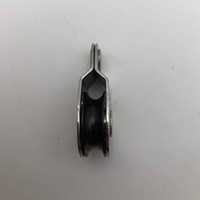 Pulley Blok Putar Baja Tahan Karat 19mm untuk Kapal Layar Mini, Penggunaan Rumah Tangga, OEM