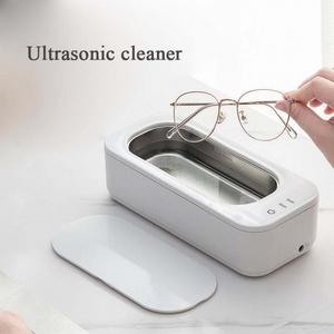 Limpiador Ultrasónico para Gafas y Anillos, Mini Lavadora Ultrasónica con Temporizador, Tanque de Acero Inoxidable y Plástico Portátil de 350 ml - Product Image 4