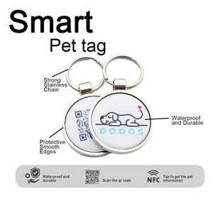 Персонализированный смарт-браслет для животных с QR-кодом, милый идентификационный брелок для собак - Product Image 3