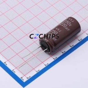 Condensador Electrolítico de Aluminio de Montaje Pasante EKXJ251ELL221MLP1S, D16xL35.5mm 220uF 20% 250V 2.53125A - Product Image 1