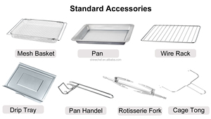 Horno <span class=keywords><strong>De</strong></span> Aire <span class=keywords><strong>De</strong></span> 14 Litros Con Carcasa <span class=keywords><strong>De</strong></span> Acero Inoxidable Freidora <span class=keywords><strong>De</strong></span> Aire Horno Tostadora Freidora <span class=keywords><strong>De</strong></span> Aire Digital Con <span class=keywords><strong>Libro</strong></span> <span class=keywords><strong>De</strong></span> <span class=keywords><strong>Recetas</strong></span> - Product Image 6