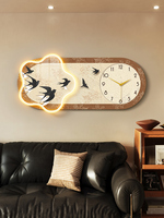 Art mural LED moderne en forme d'hirondelle volante avec support en papier pour la décoration de restaurants et de salons