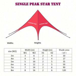 Tienda de campaña con dosel de araña para varias personas, tienda de campaña resistente a rayos UV, tienda de observación de estrellas - Product Image 3