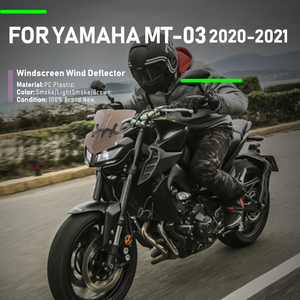 Accesorios de Motocicleta XXUN Parabrisas Deflector de Viento con Soporte para <span class=keywords><strong>Yamaha</strong></span> <span class=keywords><strong>MT</strong></span> <span class=keywords><strong>03</strong></span> <span class=keywords><strong>MT</strong></span>-<span class=keywords><strong>03</strong></span> MT03 <span class=keywords><strong>2020</strong></span> 2021 - Product Image 2