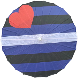 Parasol Arc-en-ciel, <span class=keywords><strong>drapeau</strong></span> américain Stars&Stripes, tissu en soie, style romantique, impression numérique, danse classique, pliable, 82 cm, fête - Product Image 6