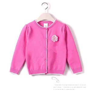 Primavera y otoño niños suéteres <span class=keywords><strong>niñas</strong></span> elegante suéter de punto Chaqueta de punto - Product Image 4