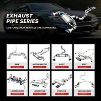 Silencieux d'échappement Valvetronic Performance Catback pour VW Scirocco R 2.0T 2015, en acier inoxydable SS 304, testé à 100% selon les normes OEM