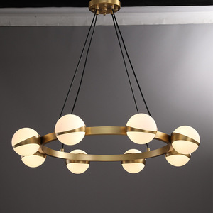 <span class=keywords><strong>Lampadario</strong></span> a Sfera Magica Nordico di Lusso Leggero, Lampada a Sospensione Artistica Creativa per Soggiorno, Sala da Pranzo e Camera da Letto - Product Image 2