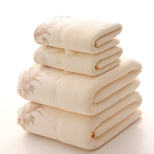 Serviette de bain en microfibre à bordure en dentelle florale, cadeau pour <span class=keywords><strong>les</strong></span> supermarchés, protection du travail, 35x75cm - Product Image 1