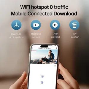Q29 Casque <span class=keywords><strong>Interphone</strong></span> 1080P HD Caméra <span class=keywords><strong>Sans</strong></span> <span class=keywords><strong>Fil</strong></span> Super Grand Angle Objectif Étanche WiFi Enregistreur Vidéo LED Batterie In-Ear JL - Product Image 6