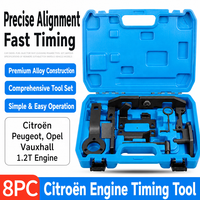 Kit d'outils de calage moteur CIHOO Master 8 pièces pour Peugeot 208/308/2008 Citroën C3/C4 Opel Vauxhall 1.2T avec blocage d'arbre d'équilibrage
