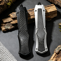 Couteau pliant de camping MEIJI, acier 3cr13, manche en alliage de zinc, longueur totale 24,2 cm, DIY