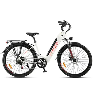 2024 nuovo stile da donna elettrico City Bike prezzo di fabbrica 48V 12Ah batteria al litio rimovibile 500W motore Ebike sensore elettronico