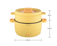 Appareils de cuisine brevetés en usine 4L cuisinière électrique multi-fonction marmite électrique avec cuiseur vapeur pour le ménage