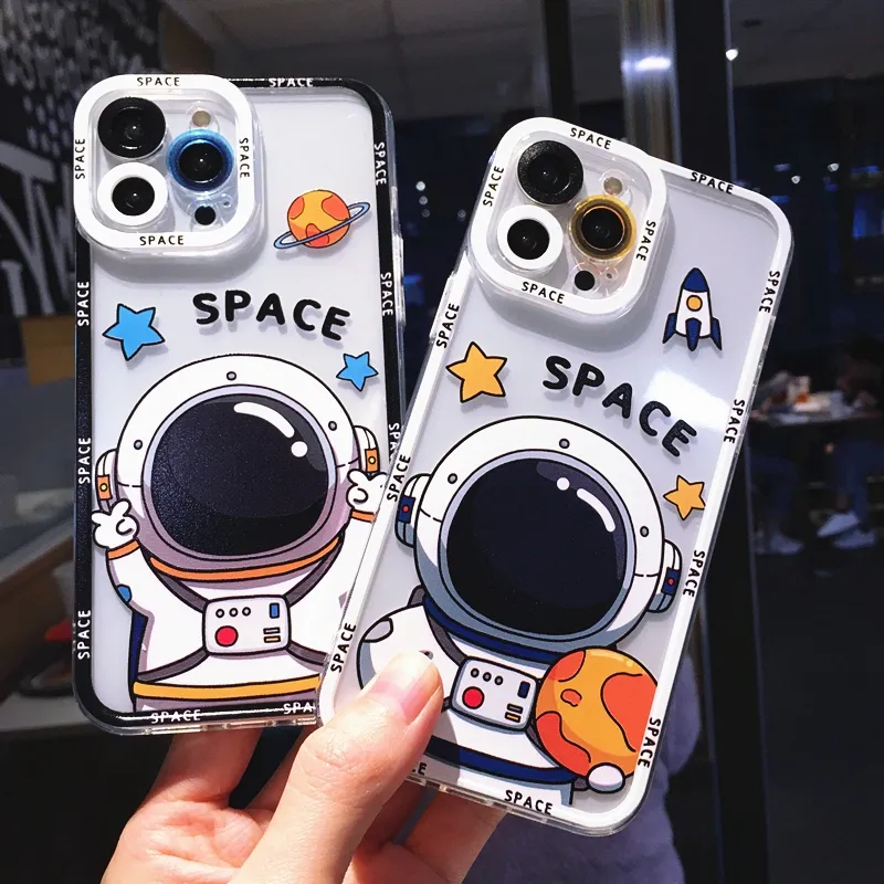 2023 new Cute Astronaut design TPU soft cover fundas Phone case for Redmi A1+-4G K60 PRO Note 11pro for Xiaomi 13PRO 12S carcase