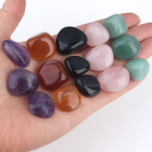 Piedras de Cuarzo Rosa Natural y Amatista Pulimentadas de Alta Calidad al por Mayor, 100 g por Bolsa de Cristales Pulidos - Product Image 1