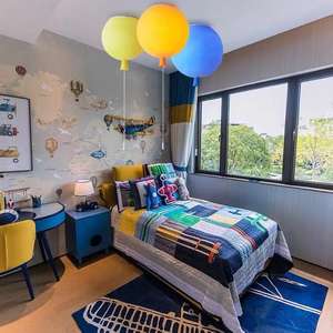Coloré Art déco <span class=keywords><strong>ballon</strong></span> lumière lustre plafonnier chambre magasin enfants vivant acrylique fer <span class=keywords><strong>ballon</strong></span> suspendu plafonnier - Product Image 4