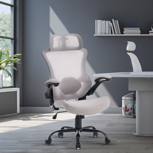 Venta al por mayor de muebles de oficina, sillas de oficina de malla para el hogar, silla ergonómica para gerentes con soporte Lumbar contorneado - Product Image 1