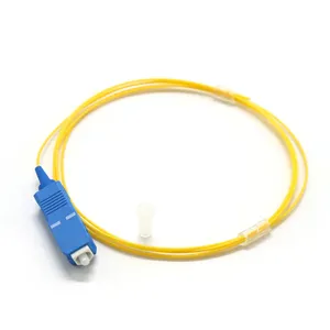 SC APC UPC Sm 9/125 1m 1.5m 0.9mm G652d G657A PVC LSZH Fiber Optic Pigtail