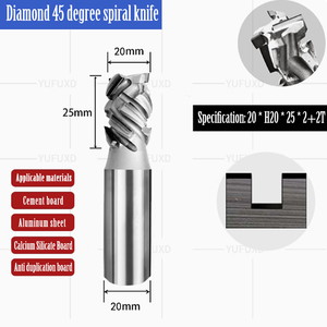 Compression Flush Trim End Mill Top-Bottom Bearing up Down <b>Cut</b> Tungsten Carbide 2 Flutes 60HRC ODM for <b>Wood</b> Trimming-1/4" Shank - Product Image 4
