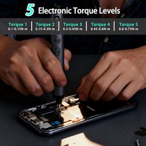Precision 78 1 Electric Screwdriver Set New <b>Square</b> Tube DIY Household Rechargeable Brushless Motor 72-Piece S2 Steel Bits 4LED - Product Image 4