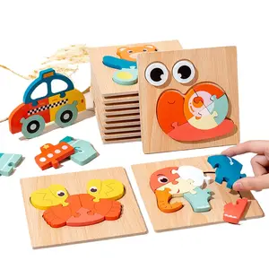 Parent-enfant interactif personnage carte jouet puzzle bus forme deviner jeu de cartes drôle flopped carte conseil jouets