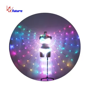 Áo Ngực LED Gợi Cảm LED Đôi Cánh Isis Cho Trang Phục DJ Cô Gái Hộp Đêm Khiêu Vũ Gogo