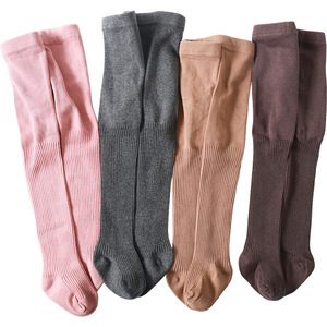 Collants côtelés colorés en coton pour bébés et jeunes enfants filles - Product Image 5