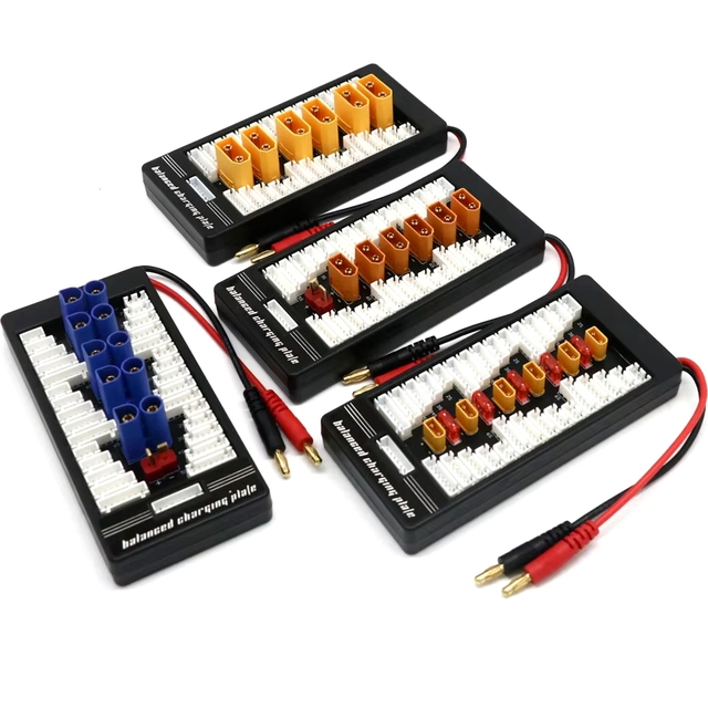XT60 30 90 T-Plug EC3 5 Parallel Lipo Battery Charging Board 2-6S for ISDT Q6 PL6 8 Charger IMAX B6 B6AC B8 Charger
