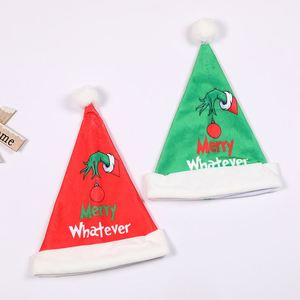Hot Selling Grinch Cartoon Anime Christmas Hat Festive Gift Decoration Adults and Kids for Parties - Product Image 1