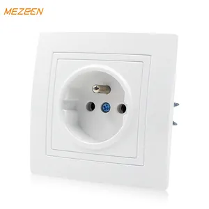 French socket factory price CE RoHS certification 220V 250V plugs electrical wall switch and socket