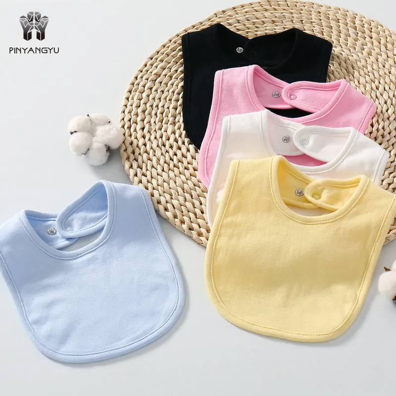 Yếm Trơn Em Bé Bán Sỉ Theo Yêu Cầu Từ Nhà Máy Yếm Cotton Hữu Cơ Cho Bé Trai 100%