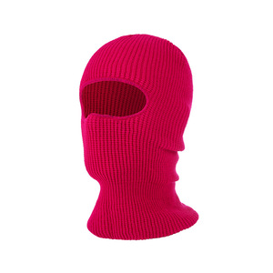 Pasamontañas de punto de un solo orificio, color sólido, unisex, para adultos, máscara deportiva, para esquí, ciclismo, protección facial, cálido para el invierno - Product Image 4