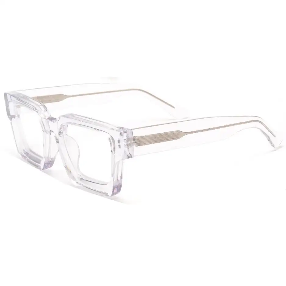 2023 Wholesale Acetate Glass Eyeglasses Frames Designer Eye Glasses for Men and Women Optical Frame Genre
