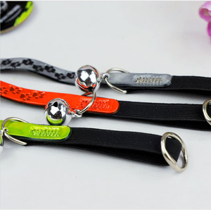 <span class=keywords><strong>Collar</strong></span> Reflectante Multicolor para Perros y Gatos con Estampado de Huellas y Cascabeles - Product Image 6