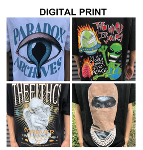 Custom Own LOGO 230GSM Oversized Style Street Wear Screen Print <strong>Causal</strong> <strong>Clothe</strong> Soft Feel 100%cotton Men's T-shirts - Product Image 3