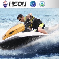Vente directe d'usine Hison Jet ski motorisé sur mesure Bateau Jet ski Bateau à moteur Bateau rapide