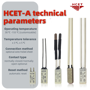 Catégorie de produit Protecteur de découpe thermique série HCET-A TB02 Interrupteur de contrôle de température pour batteries Remplace les commutateurs PEPI - Product Image 2