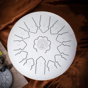 Tambor de lengüetas de acero de 12 pulgadas y 13 notas para principiantes, sonido curativo de Buda, instrumento de percusión de mano sin preocupaciones - Product Image 2
