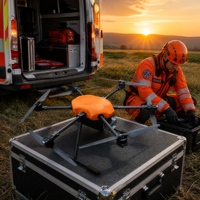Hexacoptère X1000pro à déploiement rapide FY-TECH, charge utile de 25 kg, bras à dégagement rapide, installation en 3 minutes, FPV 15 km, 6 axes, garantie 1 an