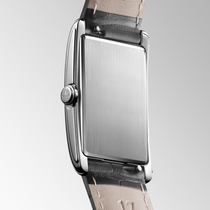 Reloj Automático Rectangular con Manecillas Azules, Cristal de Zafiro y Correa de Piel de Cocodrilo - Product Image 5