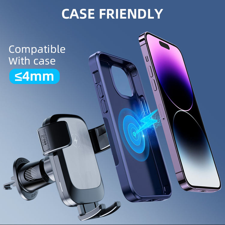Wireless Charging Car Phone Holder Mount - Image 3