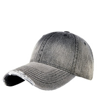 Nueva Gorra de Béisbol Casual Unisex de Mezclilla, Gorra de Jean Transpirable de Verano, Gorra Ajustable de Color Sólido para Hombres, Mujeres y Adolescentes