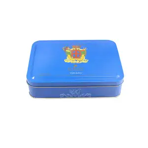 Hot Sale Popular New Product Sewing Storage Box,Printed Sewing Box For Wallet Personalized Square Tin Box