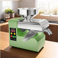Presse à huile domestique portable de petite taille, 8-10 kg/h, avec une longue durée de vie, pour le soja et le colza