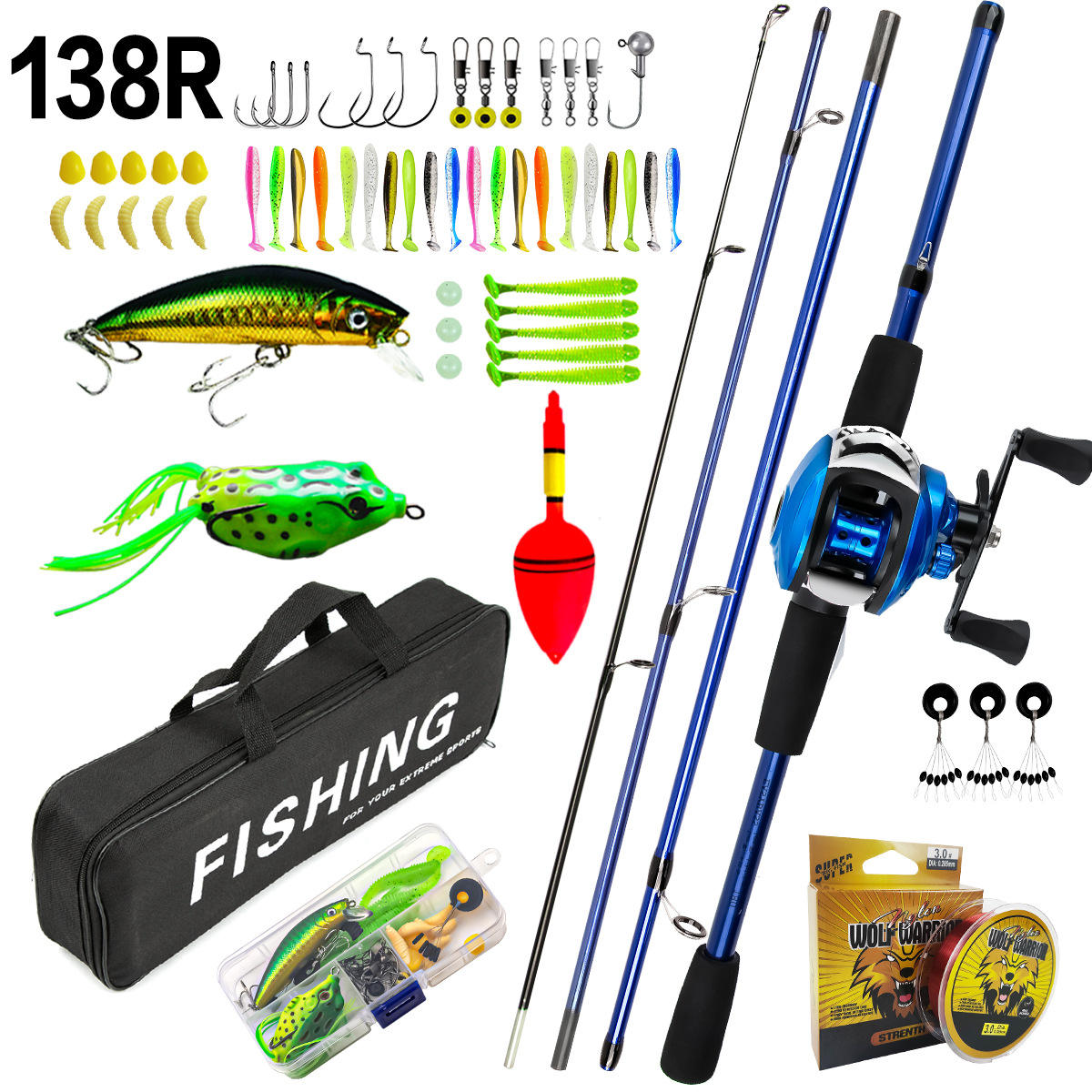 Main droite avec sac, ensemble complet